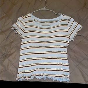 Blue striped tee